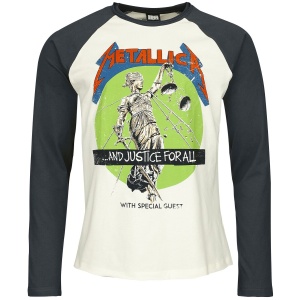 Metallica Amplified Collection - And Justice For All Baseball tričko s dlouhým rukávem vícebarevný