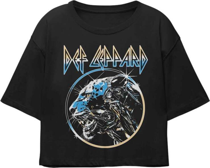 Def Leppard Mech Leopard Dámské tričko černá - RockTime.cz