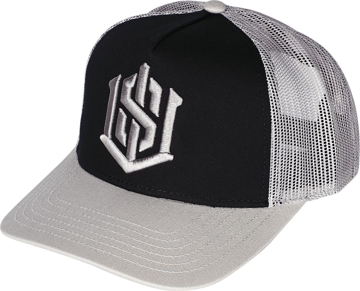 Der W SW Monogramm Baseballová kšiltovka cerná/šedá - RockTime.cz
