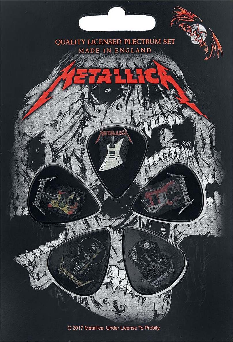 Metallica Guitars Sada trsátek vícebarevný - RockTime.cz Metallica Guitars Sada trsátek vícebarevný - RockTime.cz