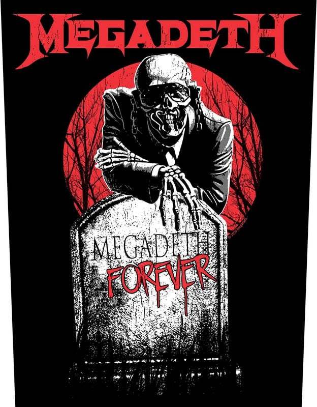 Megadeth Tombstone nášivka na záda vícebarevný - RockTime.cz