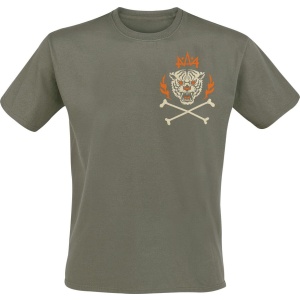 Der W Krieger Tričko olivová - RockTime.cz