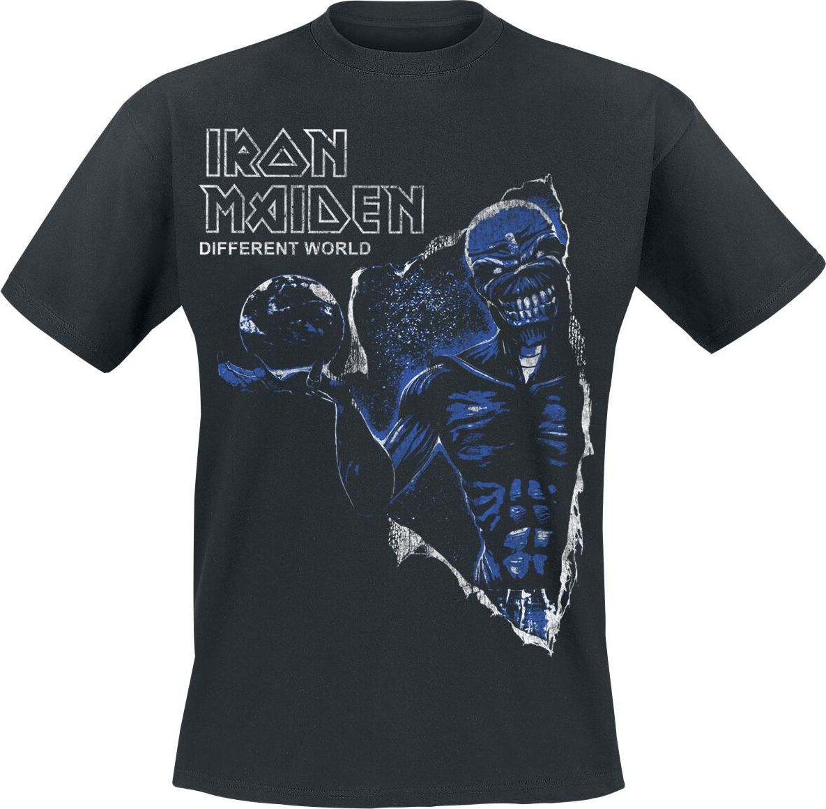Iron Maiden Different World Reversed Tričko černá - RockTime.cz Iron Maiden Different World Reversed Tričko černá - RockTime.cz