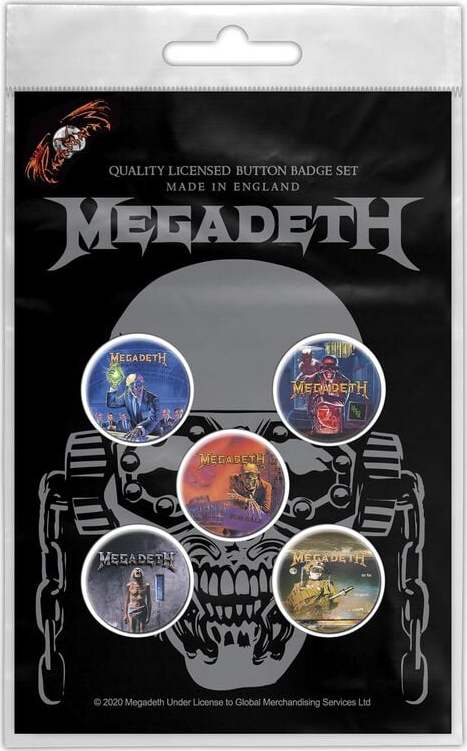 Megadeth Vic Rattlehead Odznak vícebarevný - RockTime.cz Megadeth Vic Rattlehead Odznak vícebarevný - RockTime.cz