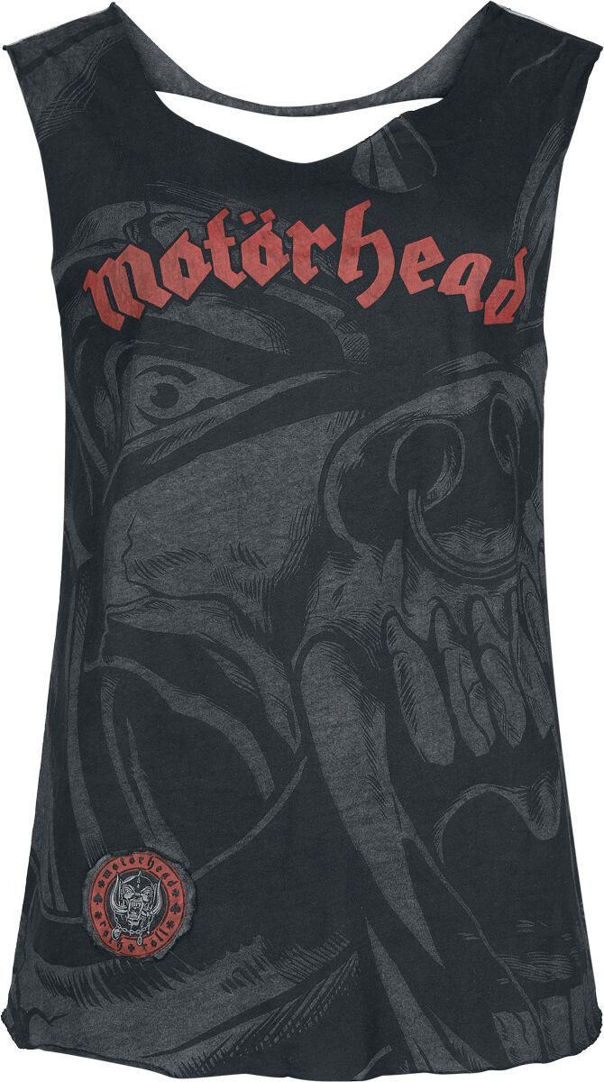 Motörhead EMP Signature Collection Dámský top tmavě šedá - RockTime.cz Motörhead EMP Signature Collection Dámský top tmavě šedá - RockTime.cz