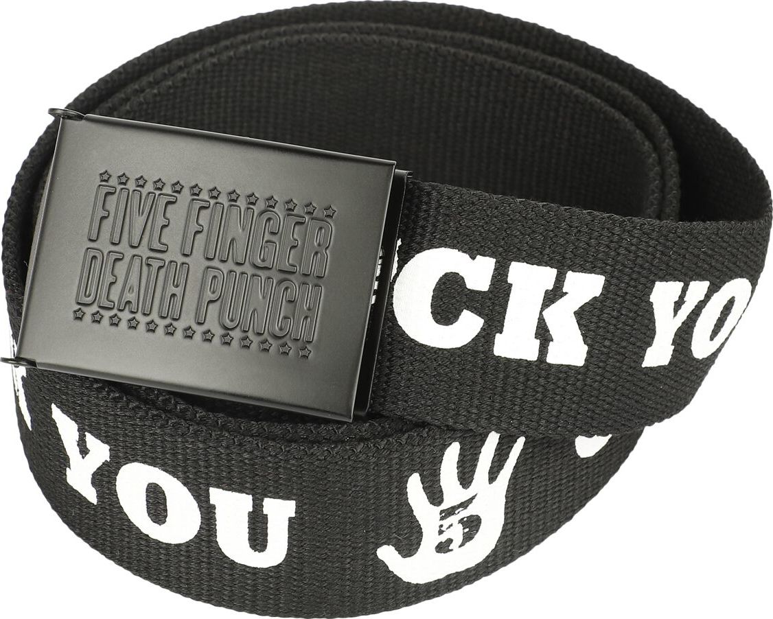 Five Finger Death Punch Logo Opasky černá - RockTime.cz