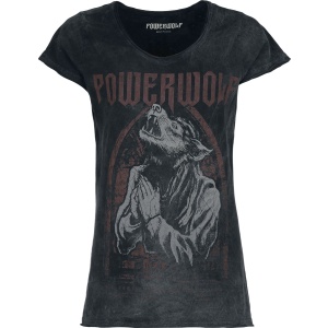 Powerwolf Lupus dei Dámské tričko charcoal