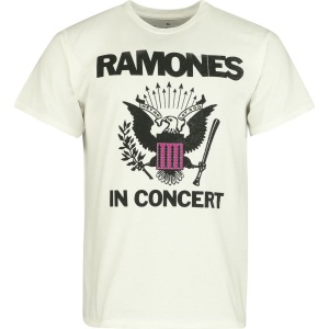 Ramones In Concert Tričko bílá - RockTime.cz