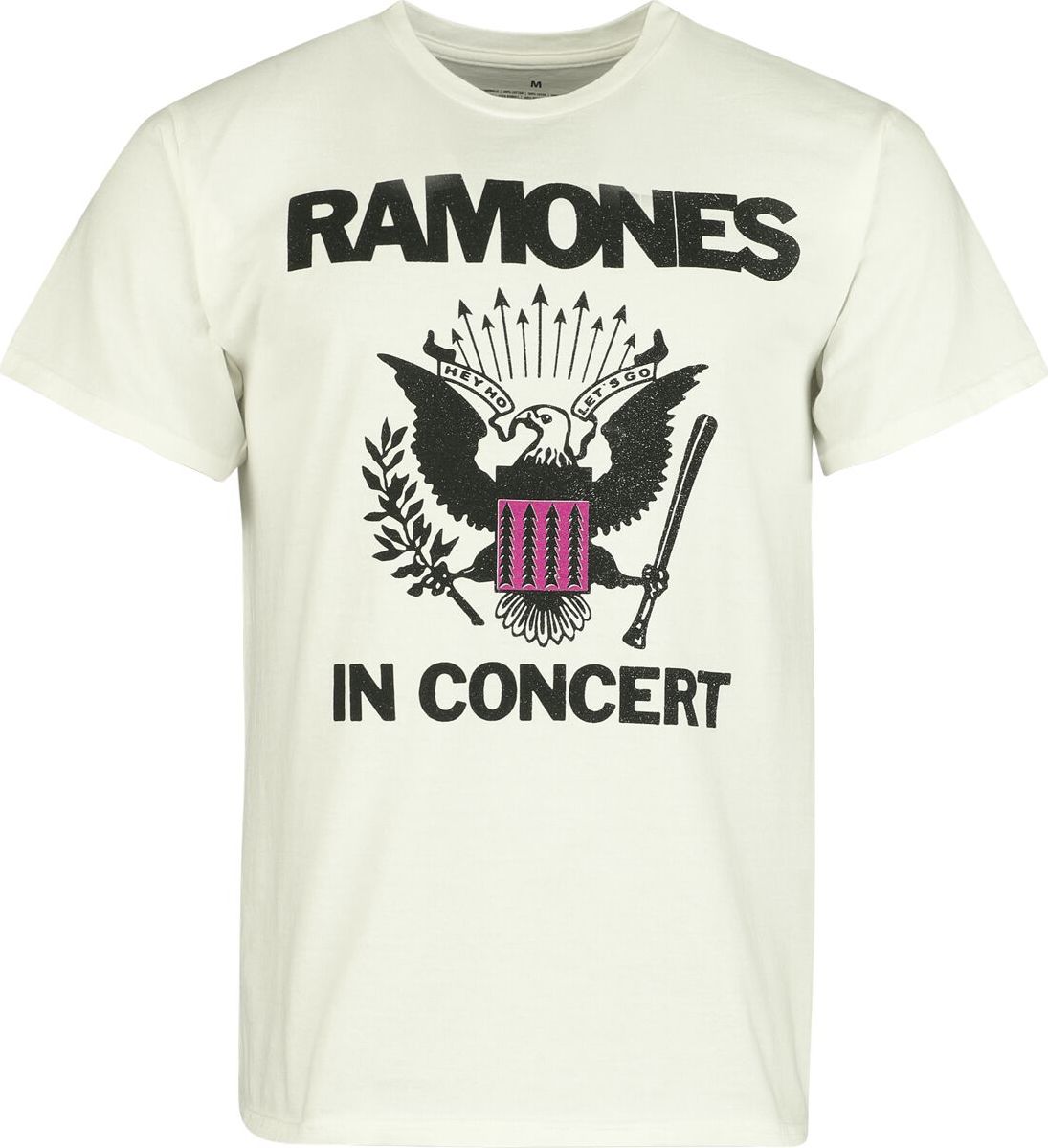 Ramones In Concert Tričko bílá - RockTime.cz Ramones In Concert Tričko bílá - RockTime.cz