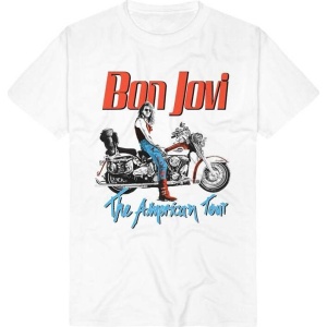 Bon Jovi The American Tour Tričko bílá