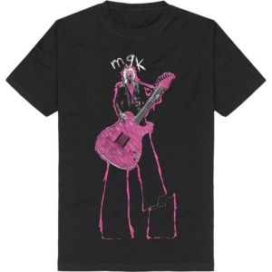 mgk (Machine Gun Kelly) Papercuts Sketch Tričko černá