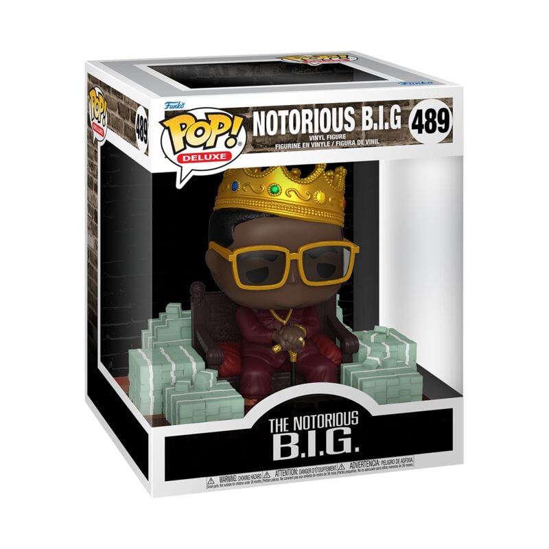Notorious B.I.G. The Notorious B.I.G. Rocks (Pop! Deluxe) Vinyl Figur 489 Sberatelská postava standard - RockTime.cz