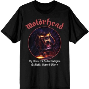 Motörhead 50 My Name Is Called Religion Tričko černá