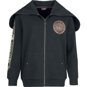 Powerwolf EMP Signature Collection Dámská mikina s kapucí na zip černá - RockTime.cz