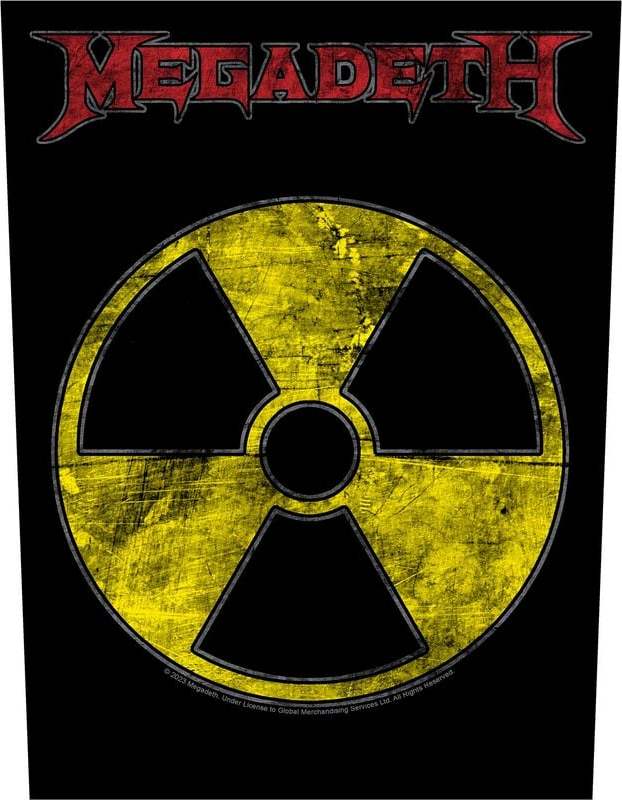 Megadeth Radioactive nášivka na záda vícebarevný - RockTime.cz