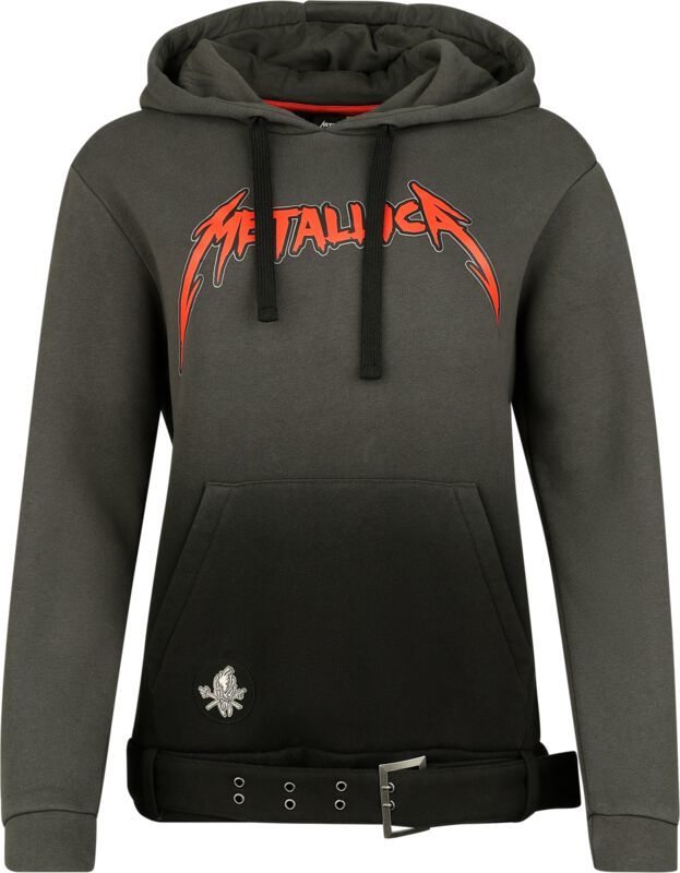 Metallica EMP Signature Collection Dámská mikina s kapucí šedá/cerná - RockTime.cz Metallica EMP Signature Collection Dámská mikina s kapucí šedá/cerná - RockTime.cz
