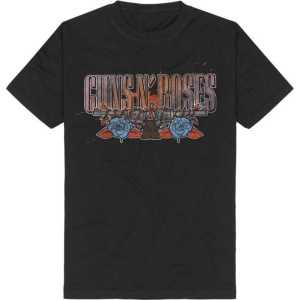 Guns N' Roses Appetite Tour 1988 Pistols Tričko černá