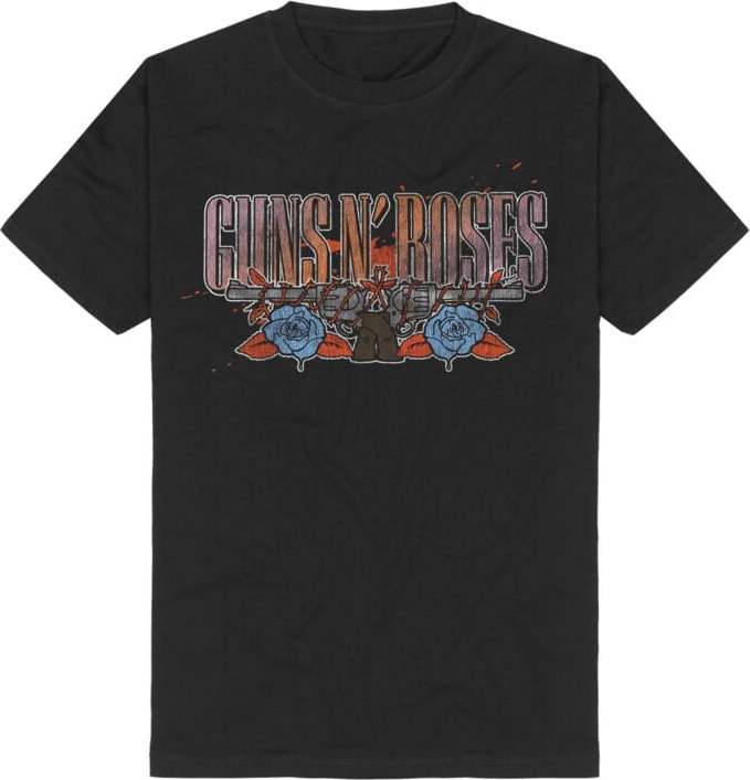 Guns N' Roses Appetite Tour 1988 Pistols Tričko černá - RockTime.cz