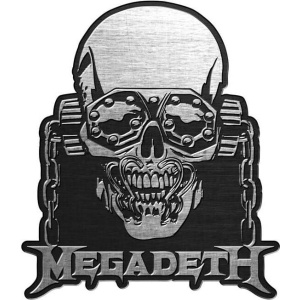 Megadeth Vic Rattlehead Odznak stríbrná