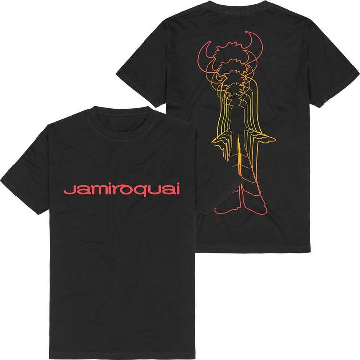 Jamiroquai Buffalo Gradient Tričko černá - RockTime.cz