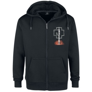 Rammstein Sonne Mikina s kapucí na zip černá - RockTime.cz