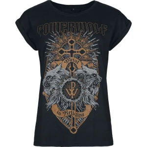 Powerwolf Crest Wolves Dámské tričko černá - RockTime.cz