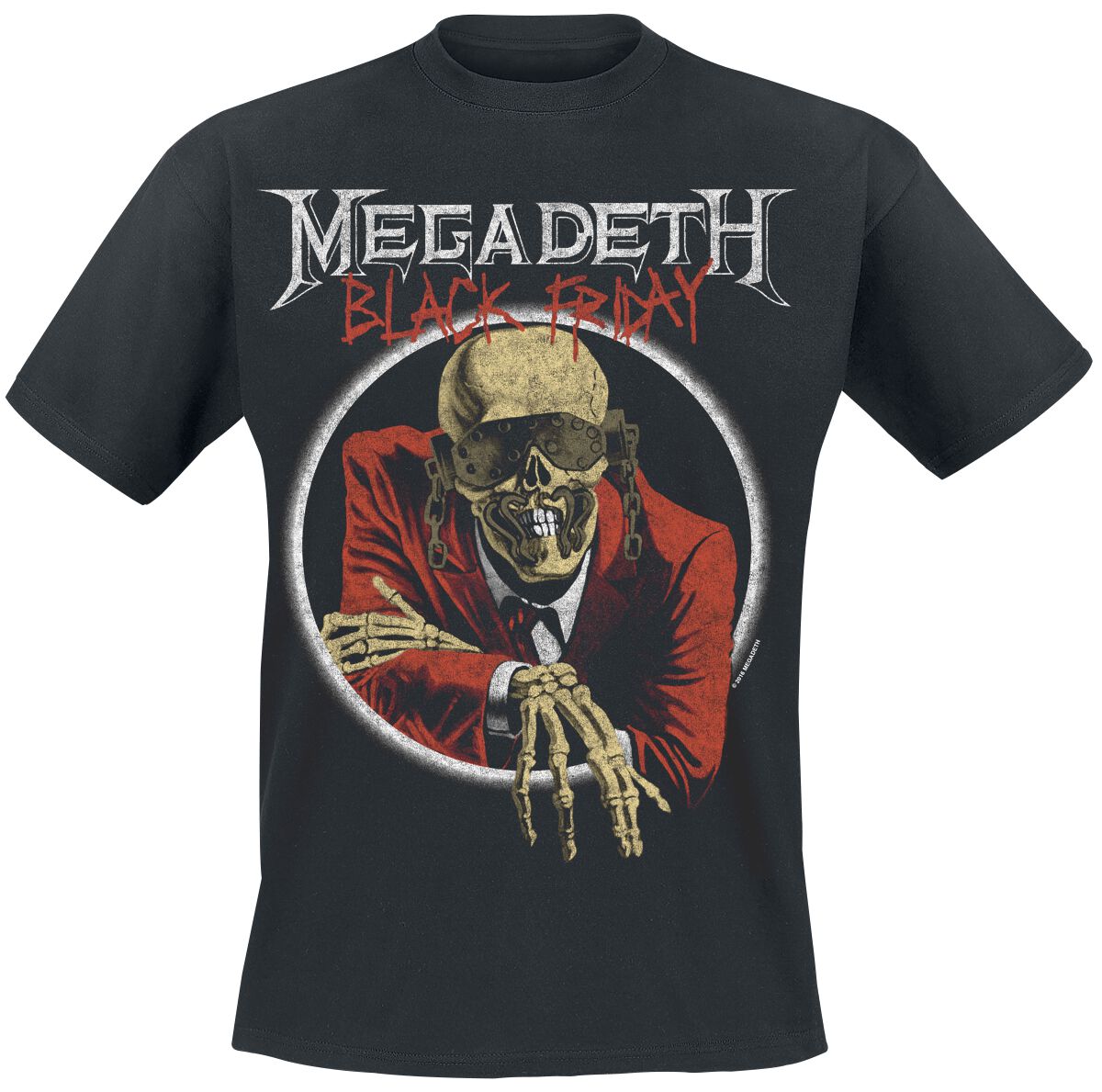 Megadeth Black Friday Europe '87 Tričko černá - RockTime.cz Megadeth Black Friday Europe '87 Tričko černá - RockTime.cz