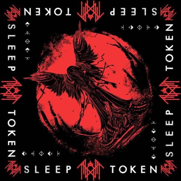 Sleep Token Take Me Back To Eden Bandana - malý šátek černá - RockTime.cz Sleep Token Take Me Back To Eden Bandana - malý šátek černá - RockTime.cz