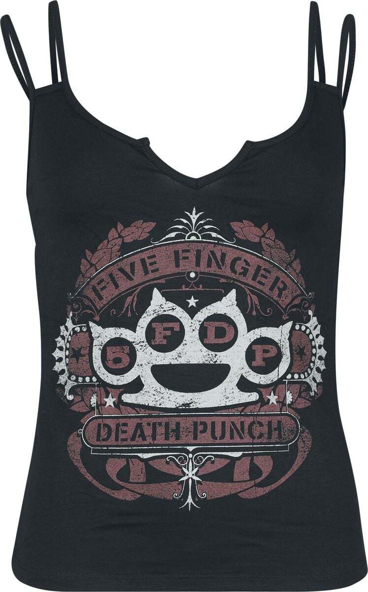 Five Finger Death Punch 5FDP Dámský top černá - RockTime.cz Five Finger Death Punch 5FDP Dámský top černá - RockTime.cz