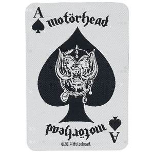 Motörhead Ace Of Spades Card nášivka bílá/cerná