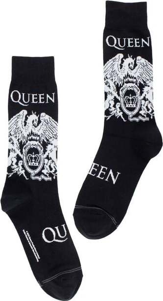 Queen White Crest Ponožky vícebarevný - RockTime.cz