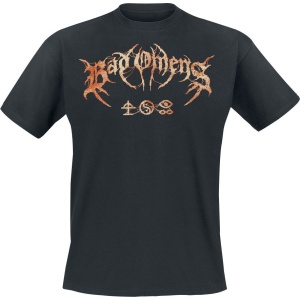 Bad Omens Metal Logo Tričko černá