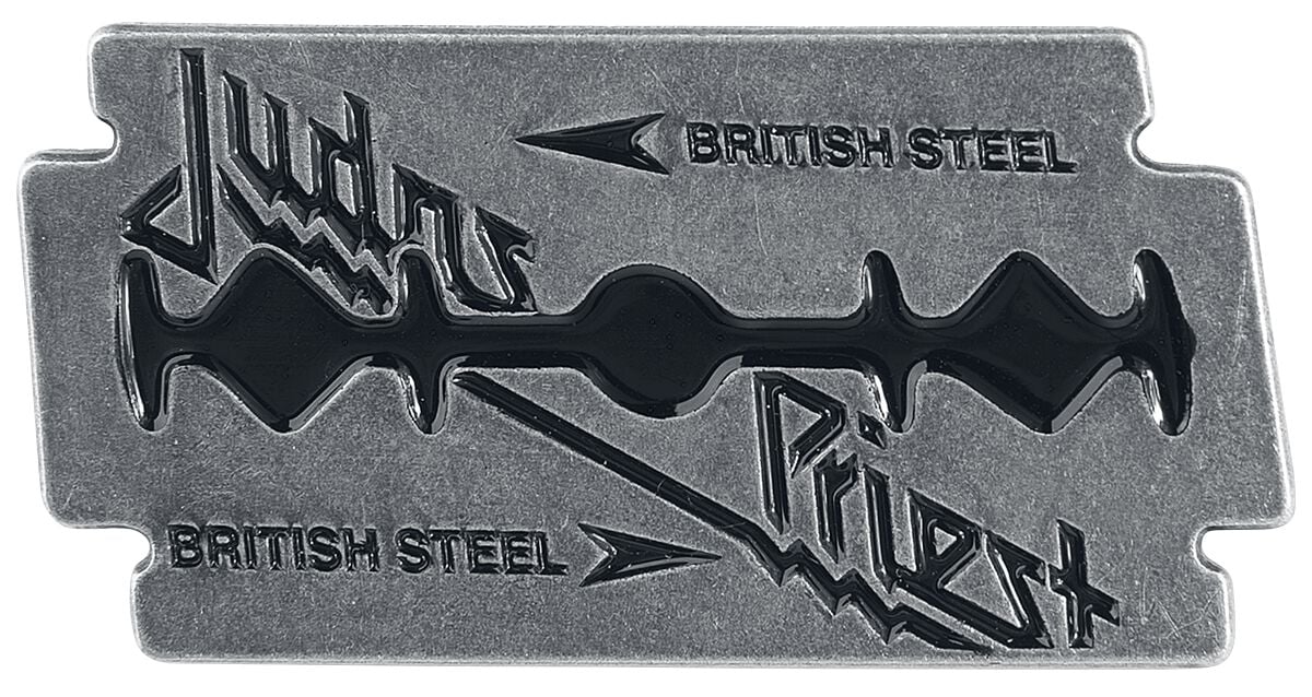 Judas Priest British Steel Odznak stríbrná - RockTime.cz Judas Priest British Steel Odznak stríbrná - RockTime.cz