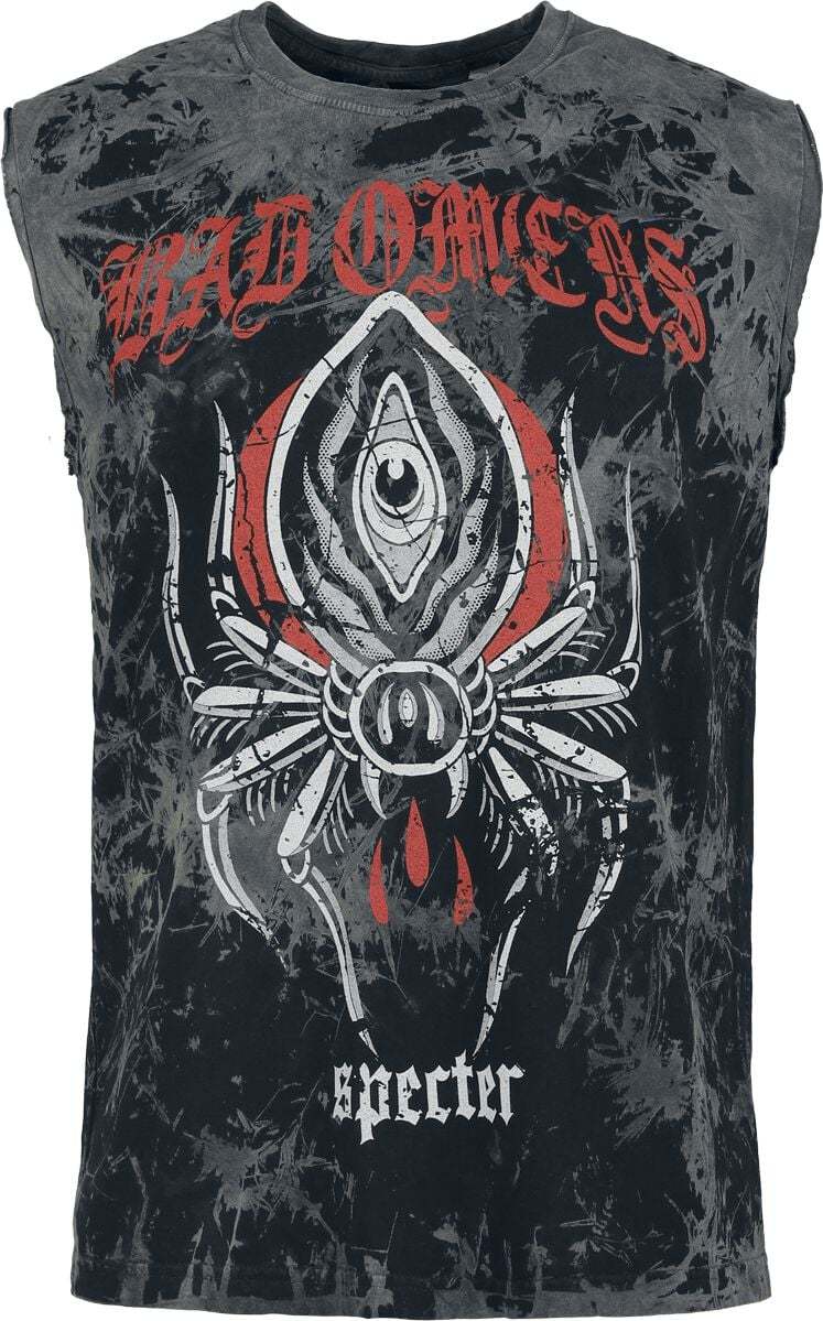 Bad Omens Spider Tank top černá - RockTime.cz