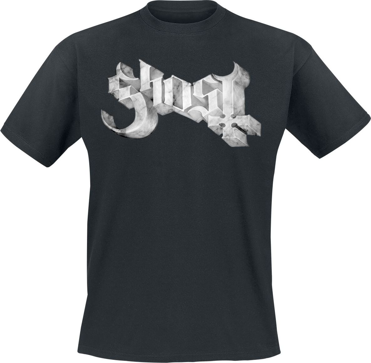 Ghost Marbel Logo Tričko černá - RockTime.cz