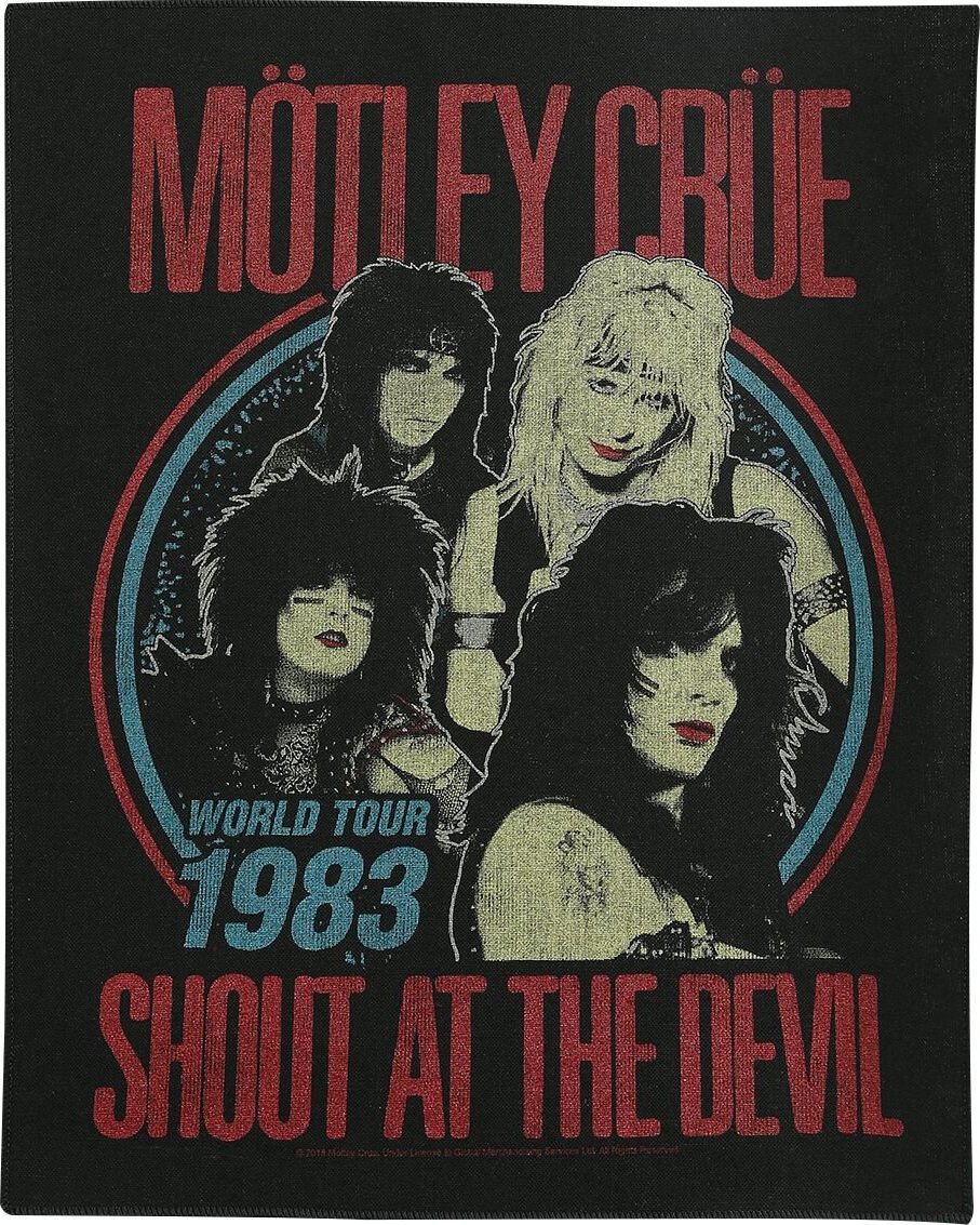 Mötley Crüe Shout At The Devil nášivka na záda vícebarevný - RockTime.cz Mötley Crüe Shout At The Devil nášivka na záda vícebarevný - RockTime.cz