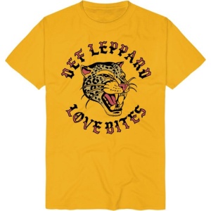 Def Leppard Love Bites Tričko zlatá - RockTime.cz