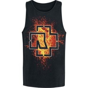 Rammstein Lava Logo Tank top černá