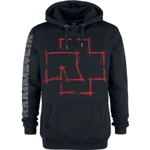 Rammstein Zeig Dich Mikina s kapucí černá