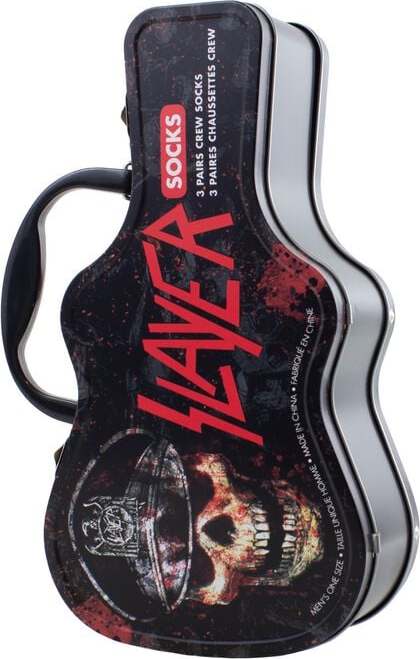 Slayer Guitar TinBox Ponožky vícebarevný - RockTime.cz