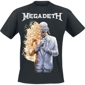 Megadeth Album 17 Cover Tričko černá