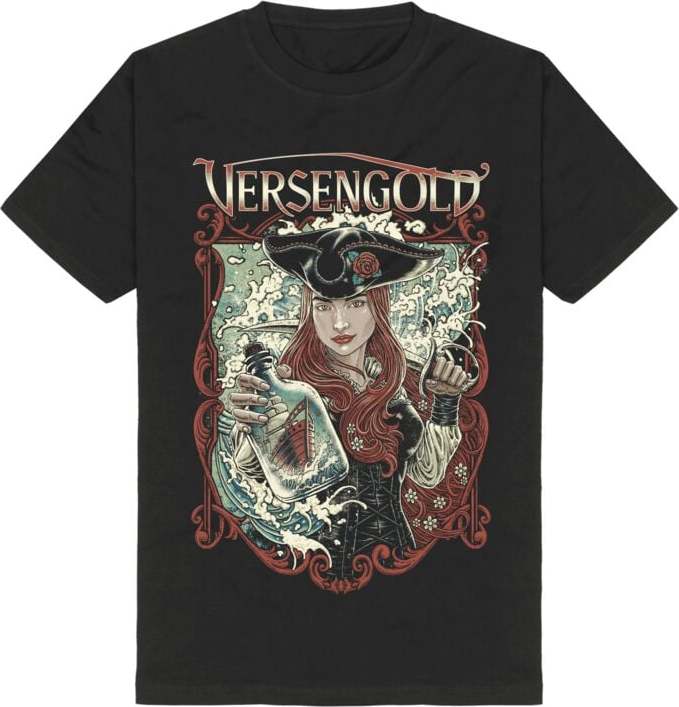 Versengold Klabauterfrau Tričko černá - RockTime.cz Versengold Klabauterfrau Tričko černá - RockTime.cz