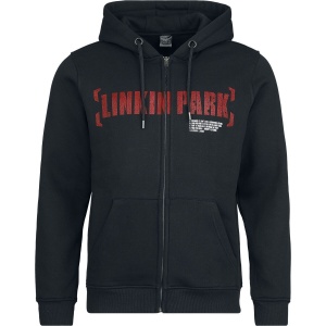 Linkin Park Meteora Red Mikina s kapucí na zip černá - RockTime.cz