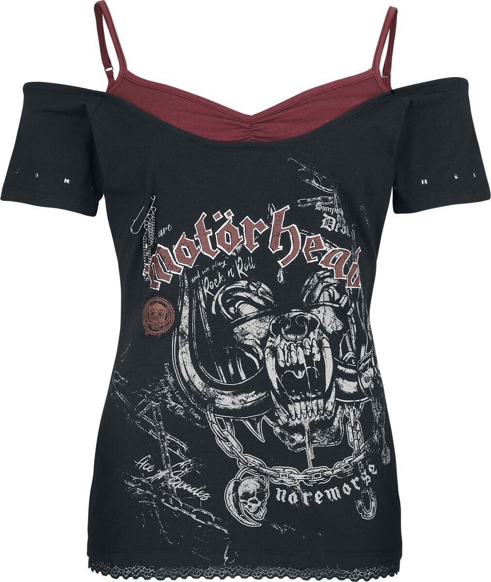 Motörhead EMP Signature Collection Dámské tričko černá / tmavě červená - RockTime.cz
