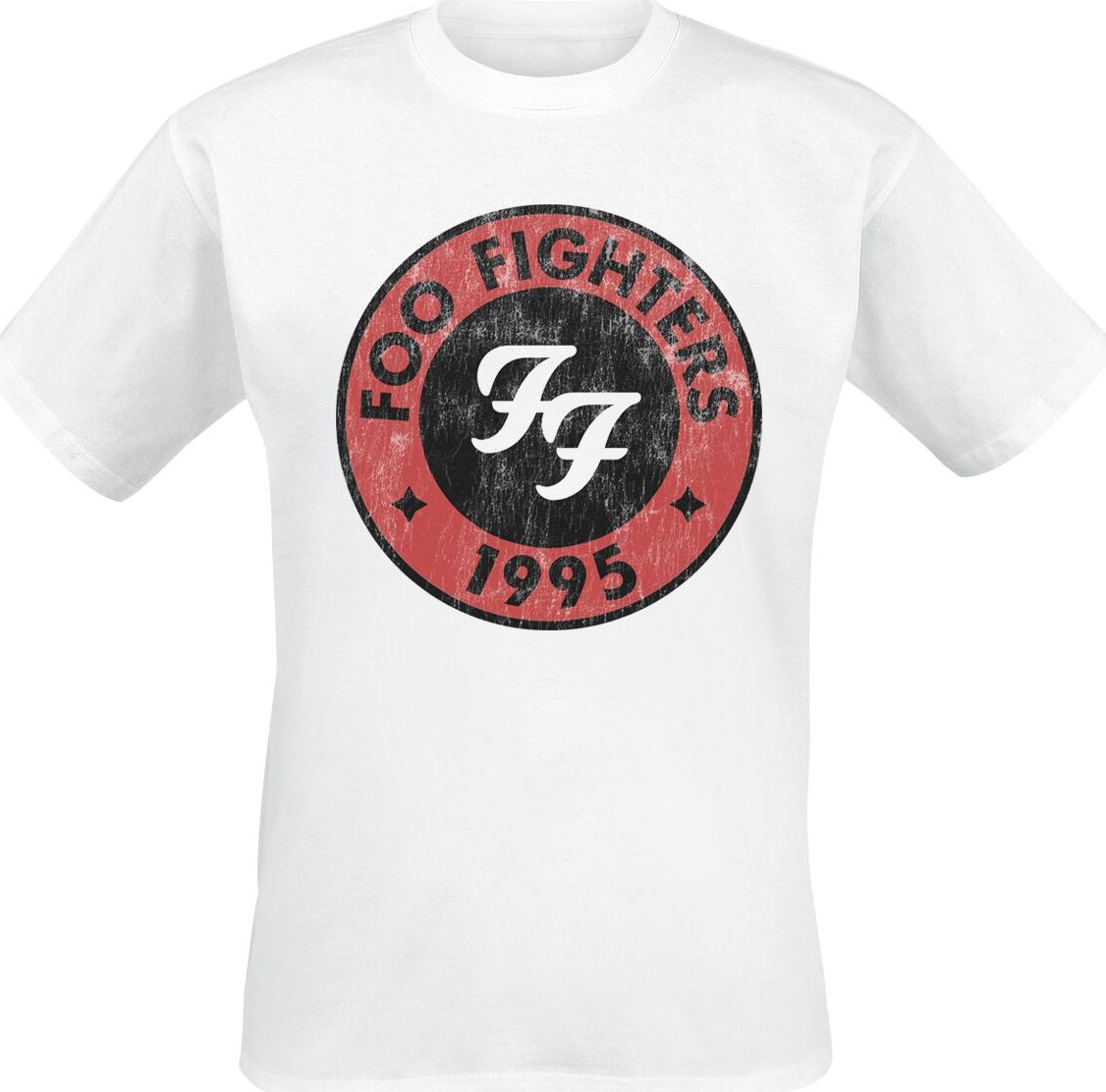 Foo Fighters 1995 Tričko bílá - RockTime.cz Foo Fighters 1995 Tričko bílá - RockTime.cz