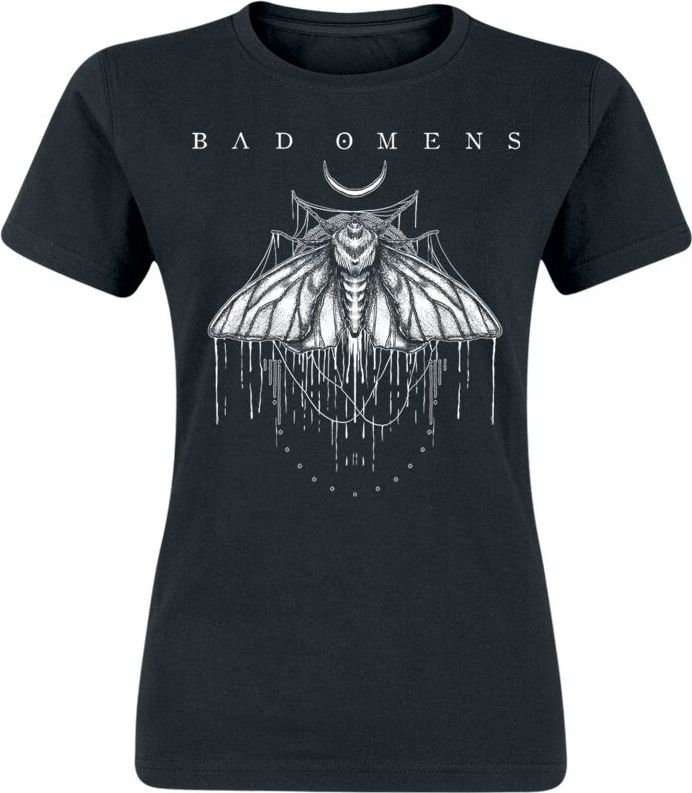 Bad Omens Moth Dámské tričko černá - RockTime.cz