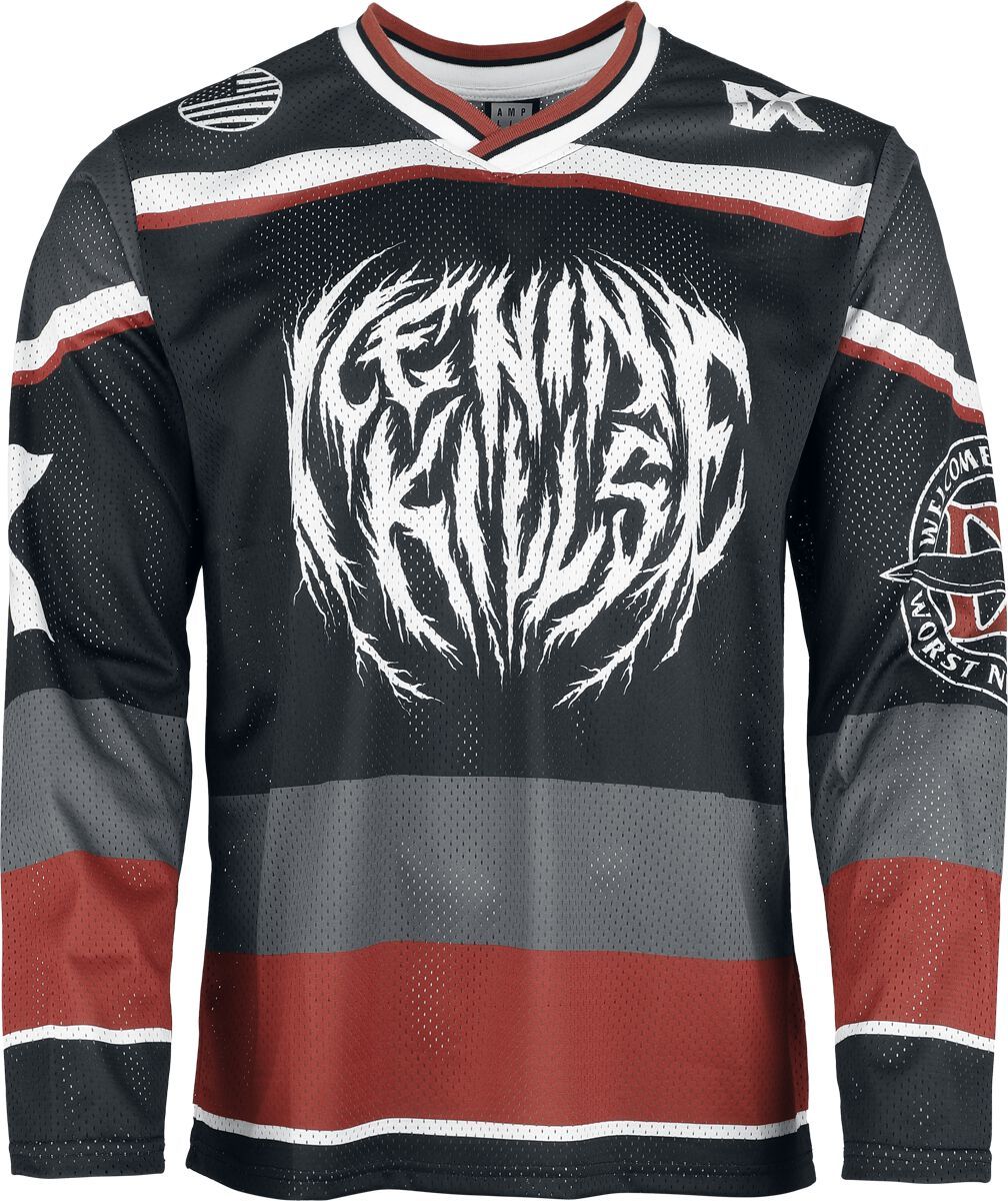 Ice Nine Kills Amplified Collection - Hockey Jersey Tričko s dlouhým rukávem vícebarevný - RockTime.cz