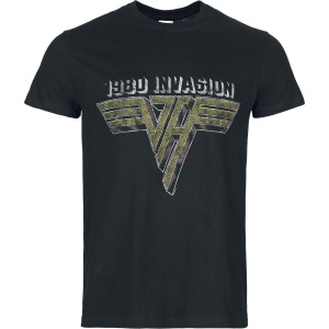 Van Halen Van Halen '80 Invasion Tričko černá