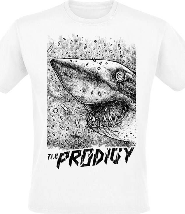 The Prodigy Shark Tričko bílá - RockTime.cz The Prodigy Shark Tričko bílá - RockTime.cz