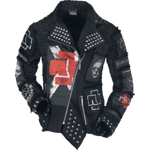 Rammstein Metal Patches Dámská bunda černá